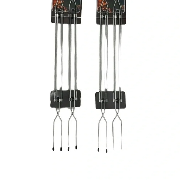 4 NEW Hershey's S'mores Extendable Cooking Glow in the Dark Forks cookouts bbq - Picture 6 of 11